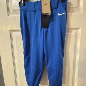 NWT Nike Kids Royal Blue Softball pants